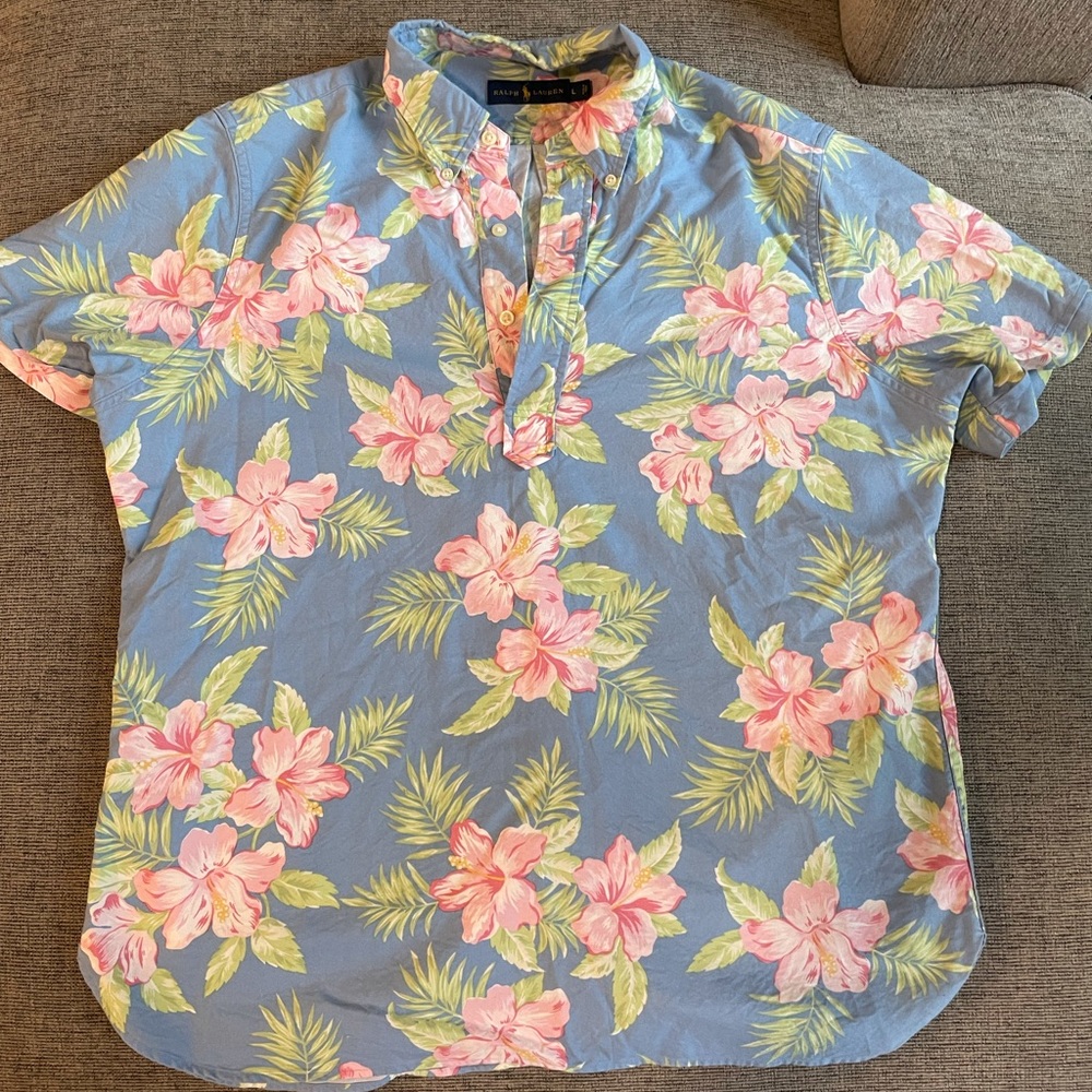 Men’s Large Polo Hawaiian shirt
